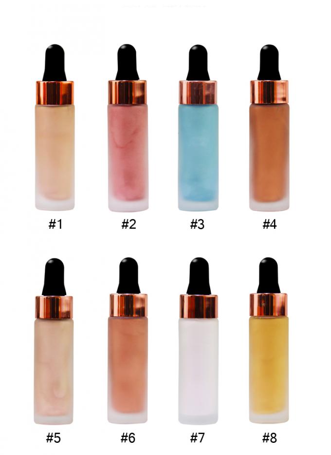 Tipo alto do líquido dos produtos de composição 15ML do highlighter/destaque da composição da cara do pigmento