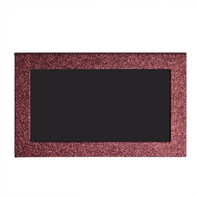 Cartão vazio do logotipo feito sob encomenda magnético da sombra da composição do olho da paleta duradouro