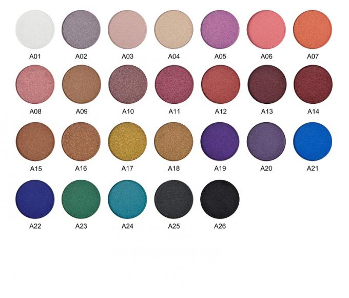 O pigmento alto DIY da multi sombra da composição do olho das cores vislumbra os furos matte da paleta 12