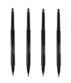 Lápis de sobrancelha dirigido dobro mineral de 4 cores com os produtos de composição das sobrancelhas do lápis do lápis de olho