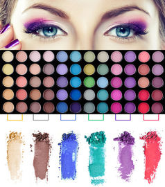 Paleta profissional da sombra da cor dos cosméticos 78 da composição do olho para mulheres