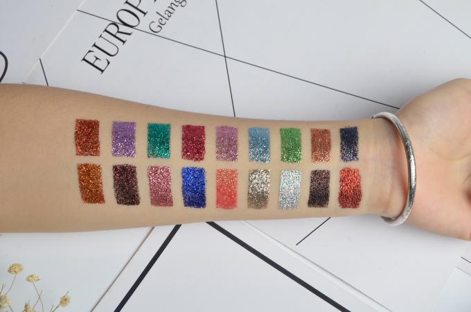 Nenhuma sombra pressionada logotipo do brilho, paleta mineral YY18 da sombra de 18 cores